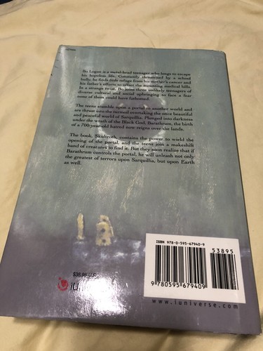 2007 Novel PORTAL Signed By Author Gothus Arcane HC iUniverse Inc. Like New - Picture 3 of 6