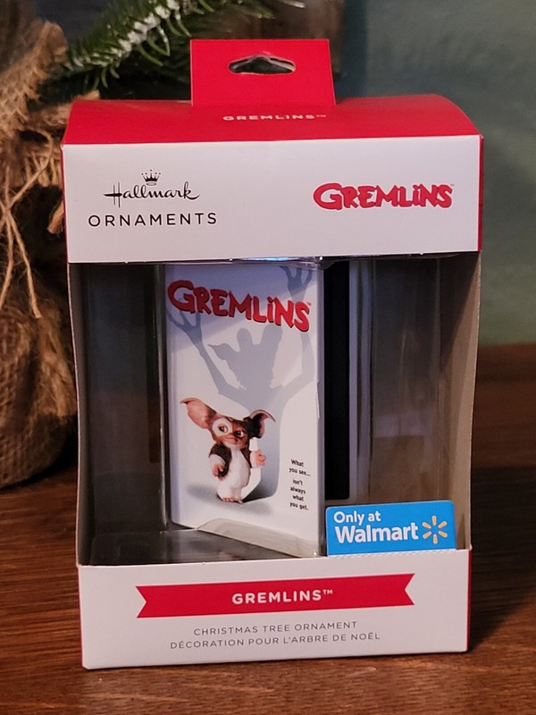Hallmark Ornament  Red Box  ~  GREMLINS    VHS