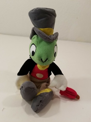 Walt Disney World Jimminy Cricket Plush Bean Bag Toy 8" - Picture 7 of 7
