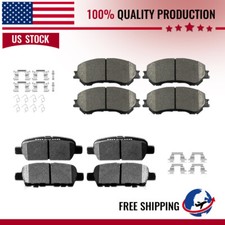 For 2014 2015 2016 2017 2018 2019 Nissan Rogue 8*Front Rear Ceramic Brake Pads