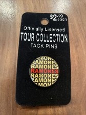 Ramones Officially Licensed Tour Collection Tack Pin 1” American Punk Rock