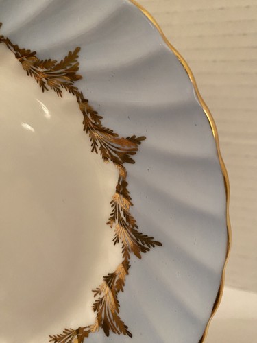 Piatti da dessert E B Foley Golden Regency Bone China (6)- 6 1/4" vintage anni '40 eleganti - Foto 3 di 8