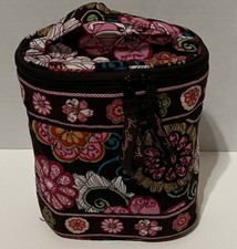 Vera Bradley Retired ModFloralPink Insulated Bag Drink Holder Baby Bottle Cooler