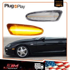 For 2000-2005 Celicamr2 Spyder Euro Clear Amber Led Front Side Marker Light 2pc