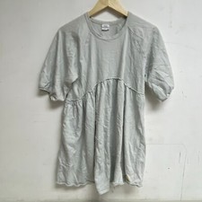 Zara Dress Midi Length Light Gray Color Summer Dress Poof Sleeves Size 13-14