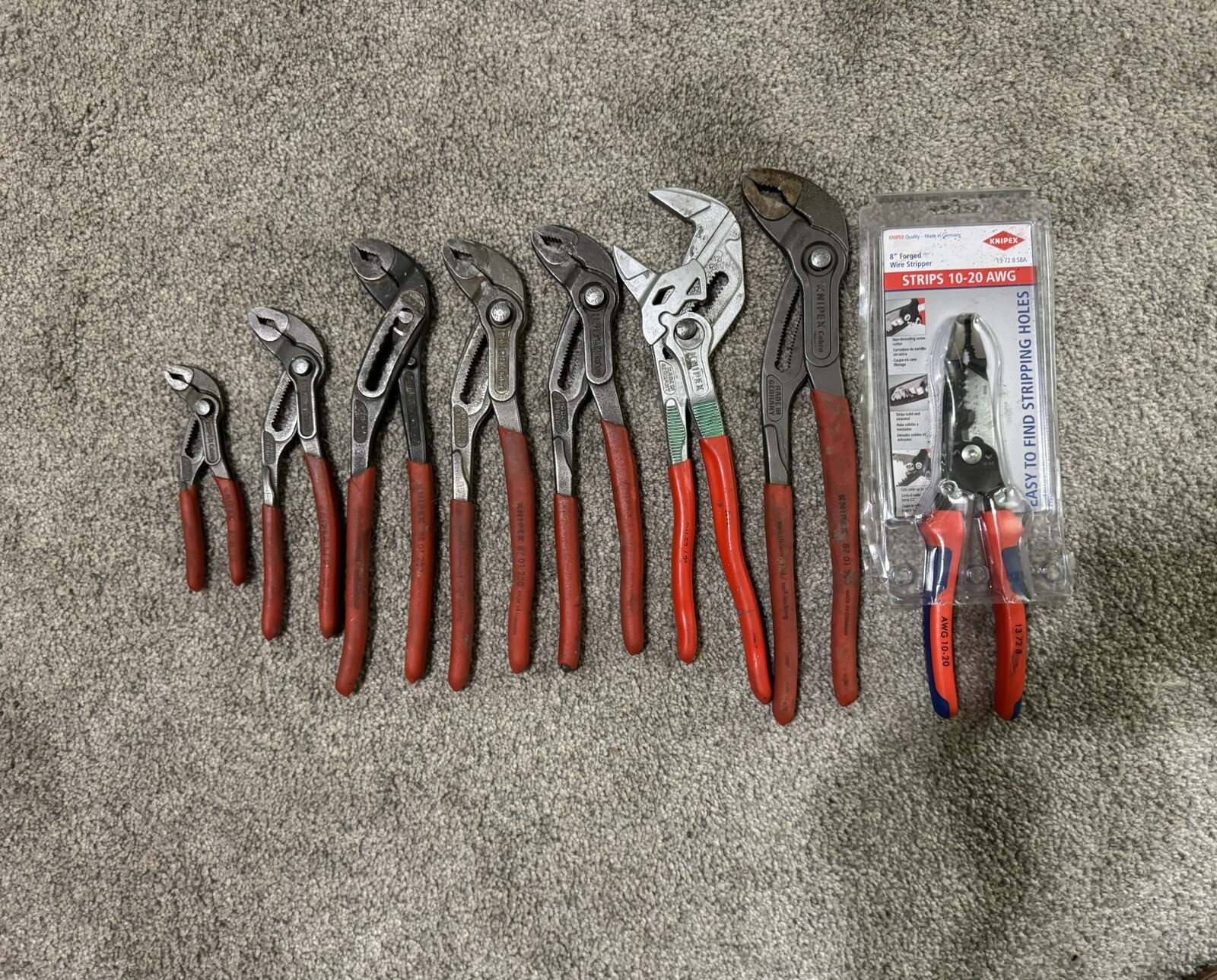 Lot of (8) Knipex Pliers eBay
