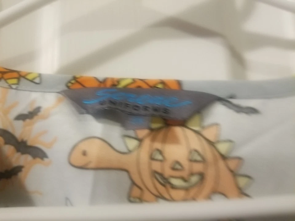 Serene Uniforms Halloween Scrubs Top 2X - Image 2 of 3