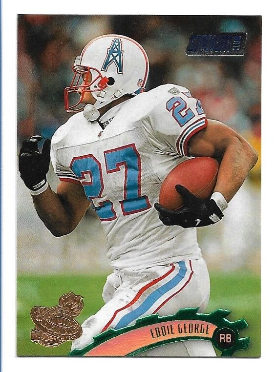 Eddie George 1997 Stadium Club RARE Pro Bowl Stamp #90  Houston Oilers