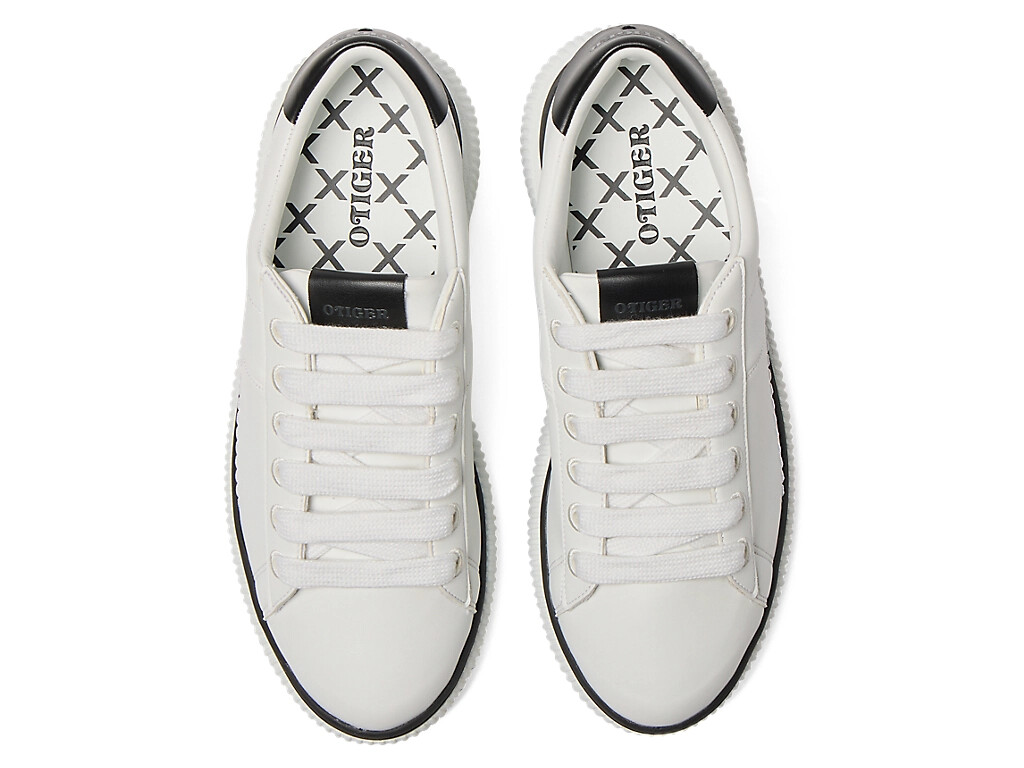 Onitsuka Tiger OTIGER COURT 1182A636 100 WHITE BLACK Women's