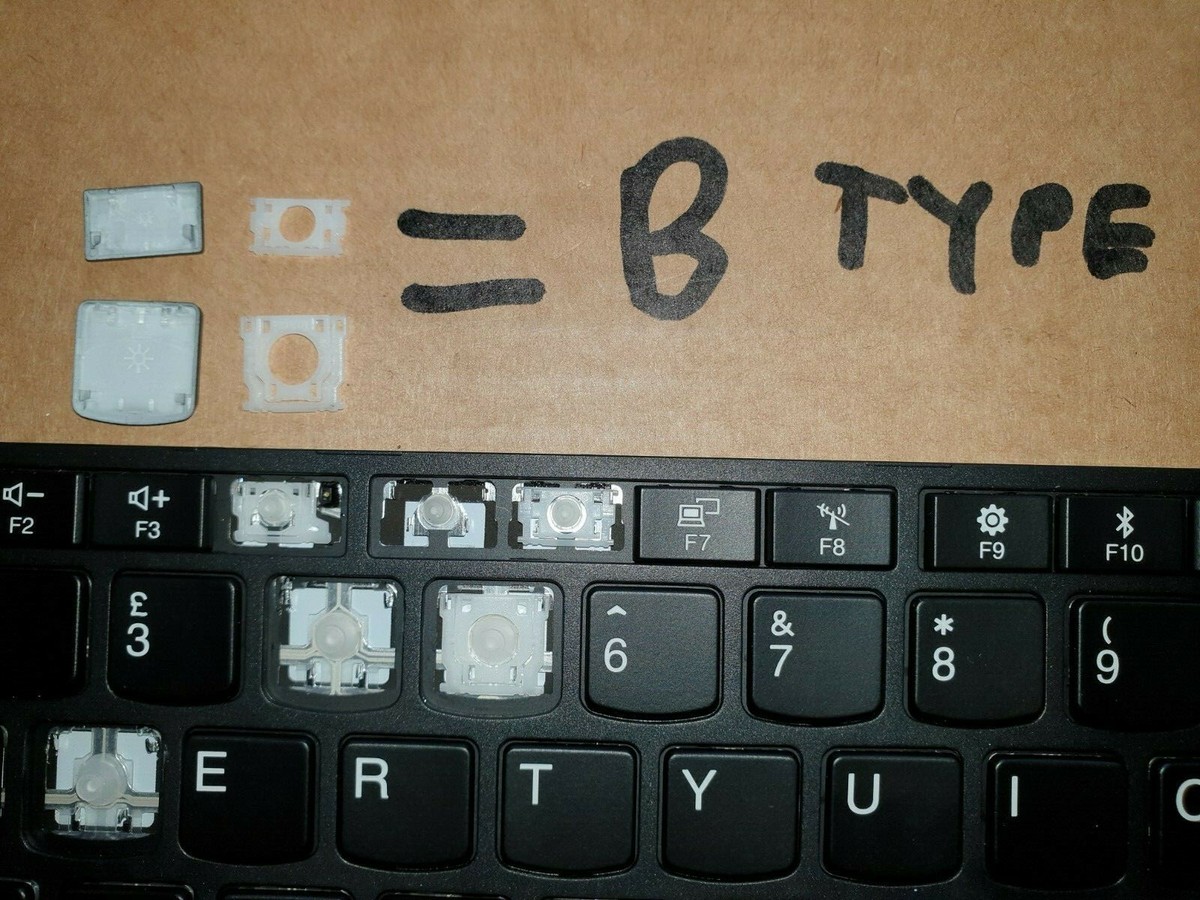 Lenovo ThinkPad Replacement Parts Used BACKLIT Replacement Keys For Lenovo ThinkPad Yoga X280, X390, X390 Yoga Laptops Laptop Replacement Keys - Foto 7