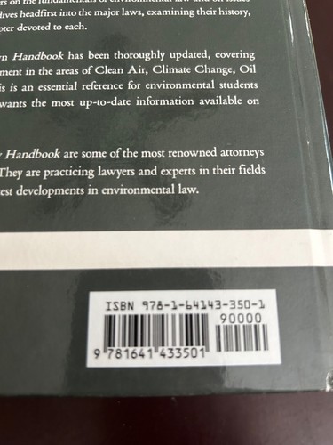 Environmental Law Handbook 24th Edition By Bernan Press - Picture 5 of 12