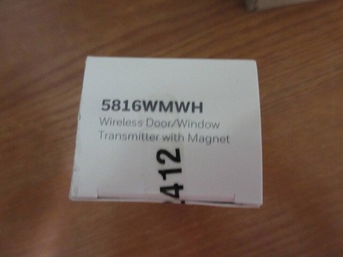 Honeywell 5816 5816WMWH Wireless Door/Window Transmitter w/ Magnets, SEALED BOX - Picture 5 of 6