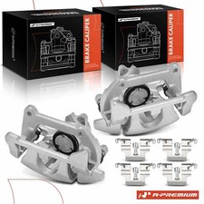 A-premium Pair Rear Brake Calipers With Bracket For Audi A4 Quattro 2009-2012 A5