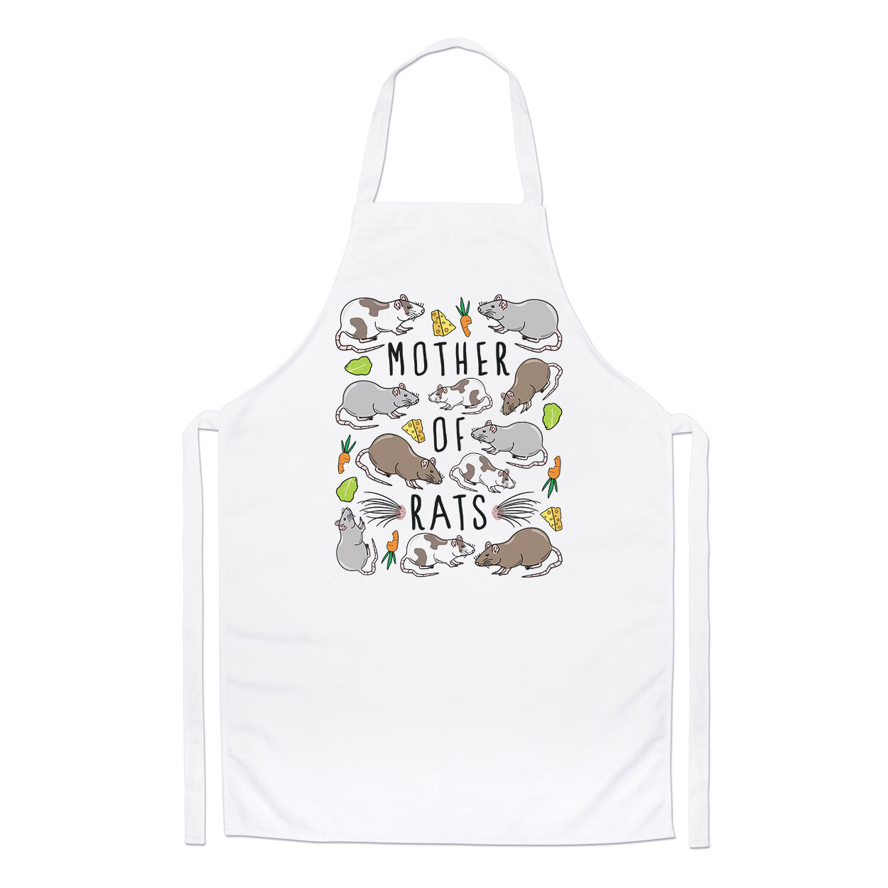 Mother Of Rats Chefs Apron Crazy Lady Animal Lover Funny Cooking