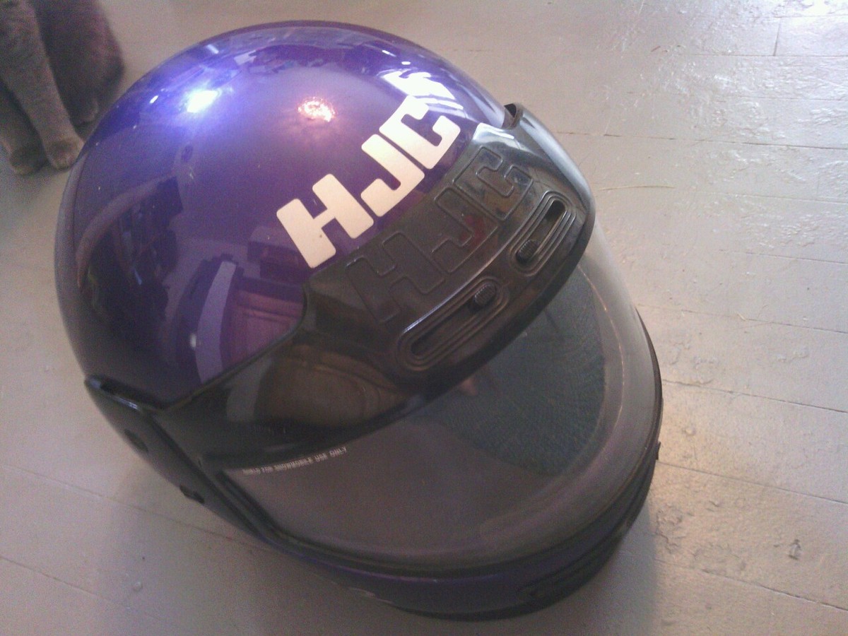 hjc airtech 2 helmet HJC LS-AIRTECH2 PURPLE MOTORCYCLE SNOWMOBILE HELMET SIZE 6~7 EXCELLENT  CONDITION