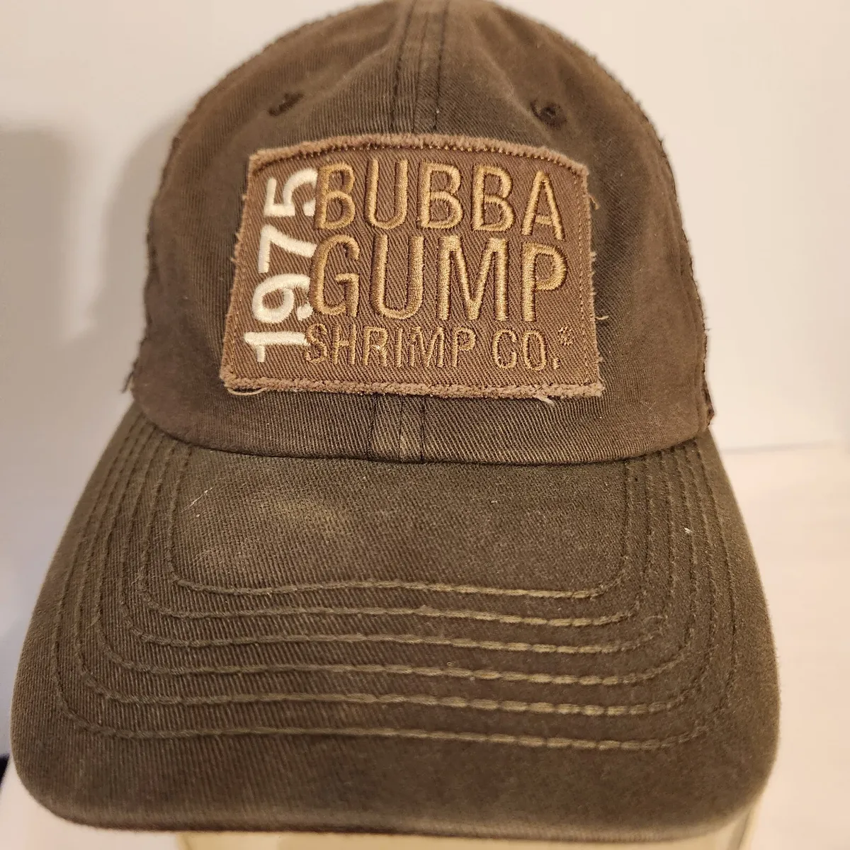 Bubba Gump Shrimp Hat Flat Brim, Adjustable Forrest Embroidered Gump Hat  Baseball Cap, Unisex Style Halloween Cosplay Costume Dad Hat for Men
