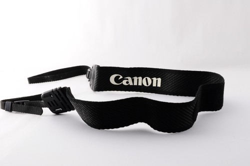 Canon EOS Camera Official Neck Strap Black From Japan - Picture 9 of 12