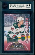 2021-22 Upper Deck Canvas #C108 Calen Addison Rookie KSA 9.5 NGM