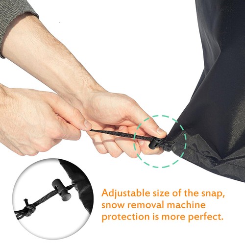 600D resistente protector UV contra soplador de nieve de dos etapas protector impermeable contra el viento - Imagen 6 de 8