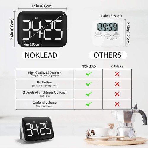 LCD Digital Kurzzeitmesser Stoppuhren Küchentimer Eieruhren Countdown Küchenuhr - Bild 3 von 20