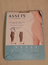 Assets Spanx High Waisted Shaping Short Size 4 180-220lbs Nude NIP Shapewear