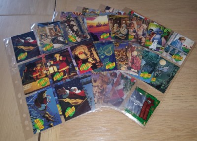 Christmas Xmas Trading Cards Premier Edition 6x 7 Karten Mini Sets (Fleer, 1995)