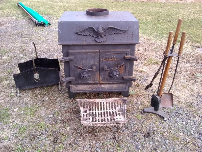 Vintage Bullard Wood Burning Stove | eBay