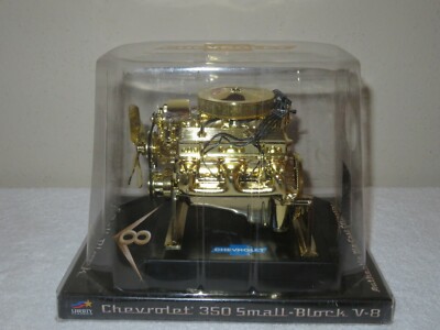BRONZE PLATED CHEVROLET 350 SMALL-BLOCK V-8 ENGINE 1:6 LIBERTY