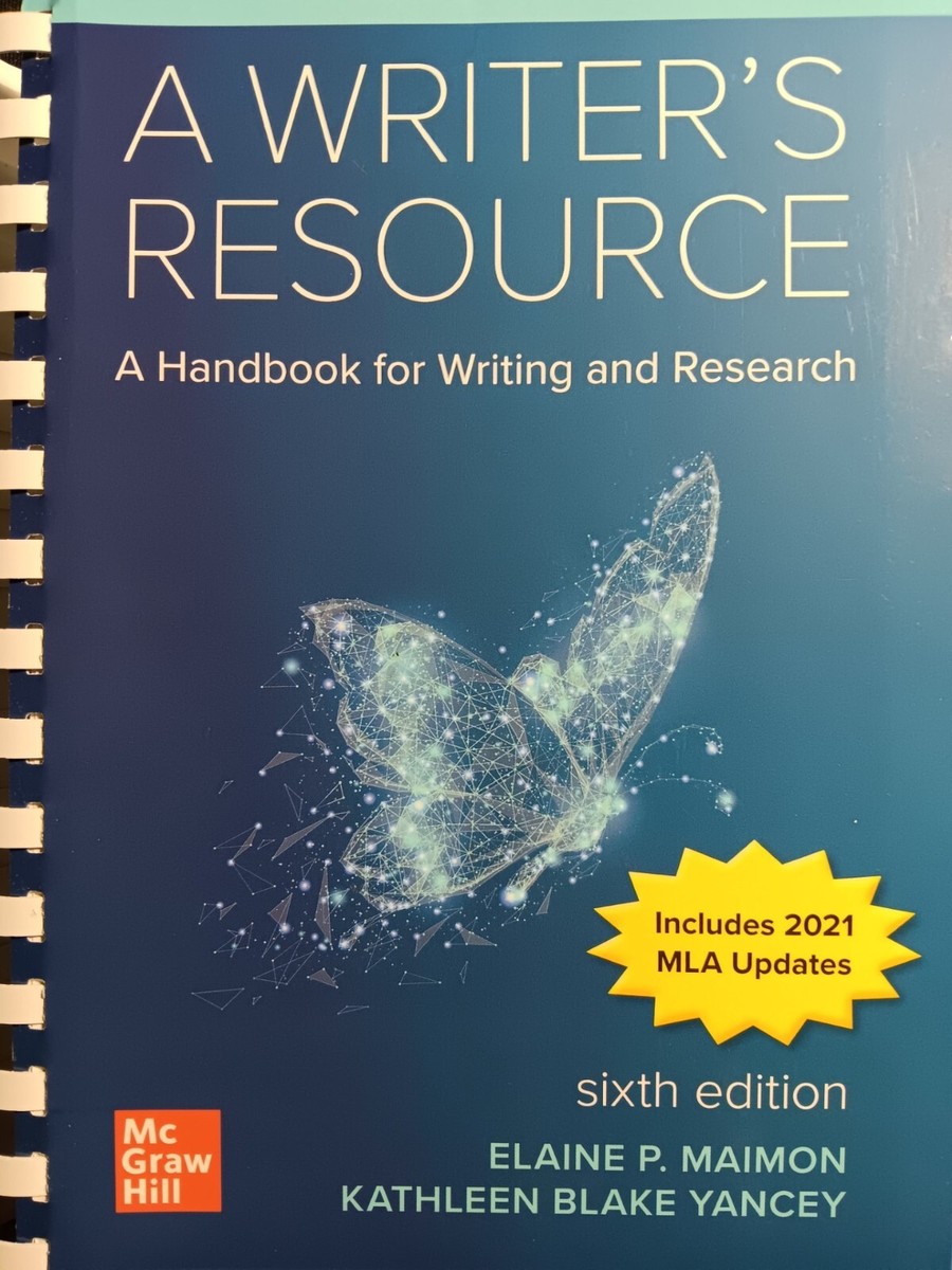 A Writer's Resource Book (A HANDBOOK FOR WRITING AND RESEARCH) | eBay