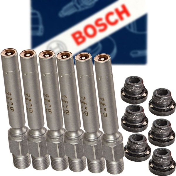 6X Bosch 0437502035 EinspritzdüSe Halter FüR Mercedes W461 W463 W126 R107-image