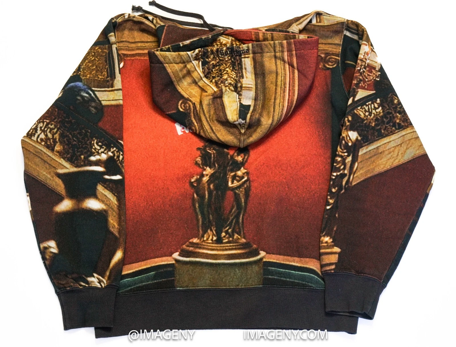 FELPA CON CAPPUCCIO SUPREME SCARFACE THE WORLD IS YOUR USATA TAGLIA LARGE FW17