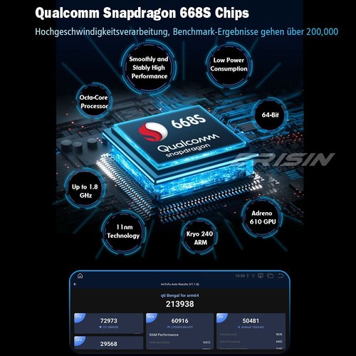 12.3" 128GB Android 14 Autoradio GPS Für Mercedes C-Klasse W204 DAB+ CarPlay SWC - Bild 5 von 22