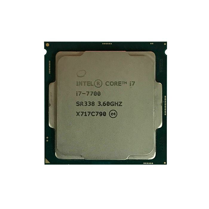 Intel Core i7-7700 Kaby Lake CPU 3.60GHz 8.0GT/s 8MB SR338 Socket LGA 1151 Intel Core i7-7700 Kaby Lake CPU 3.60GHz 8.0GT/s 8MB SR338 Socket LGA 1151
