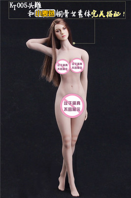 TBLeague PHICEN 1/6 Female Seamless Suntan Body+Brown Hair Heads