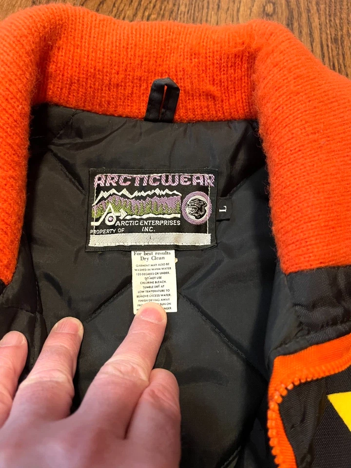 Chaqueta De Colección Arctic Cat Mujer Grande ArcticWear Moto de Nieve Invierno Años 70 Foto 4 de 4