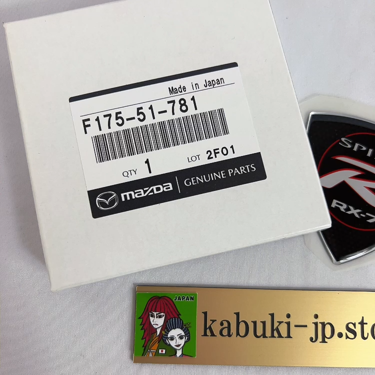 MAZDA Genuine SPIRIT R Fender Side Emblem Badge Ornament RX-7 FD3S