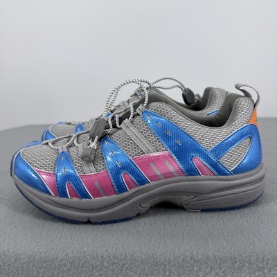 Dr. Comfort Refresh Shoes Womens 9.5 Wide Gray Mesh Cushioned Breathable 3976