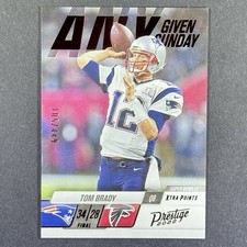 TOM BRADY 2022 PANINI PRESTIGE #1 XTRA POINTS (RED) ANY GIVEN SUNDAY SP /499