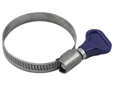 Image of Faithfull - 2A W/S 50 Wing Screw Hose Clip 32 - 50mm