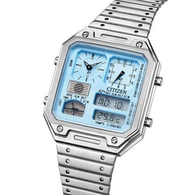 CITIZEN Record Label Playground Edition JG2120-73L Blue Dial Ana
