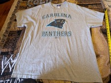 Vintage Carolina Panthers T Shirt Men s XL Gray 90s y2k NFL