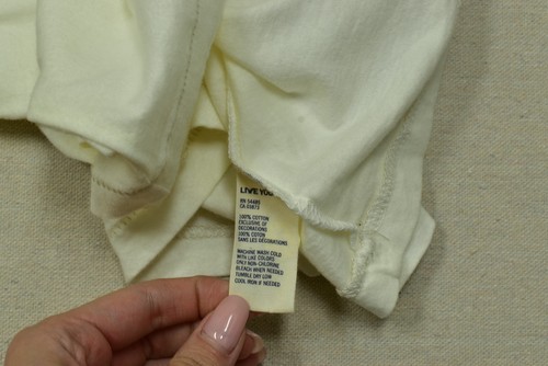 American Eagle Outfitters Hombres Blanco Gráfico Camiseta Manga Corta Regular Talla M - Imagen 8 de 8