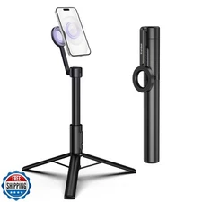 KraftGeek Magnetic Tripod for iPhone, 64” Selfie Stick for iPhone Magsafe, Ph