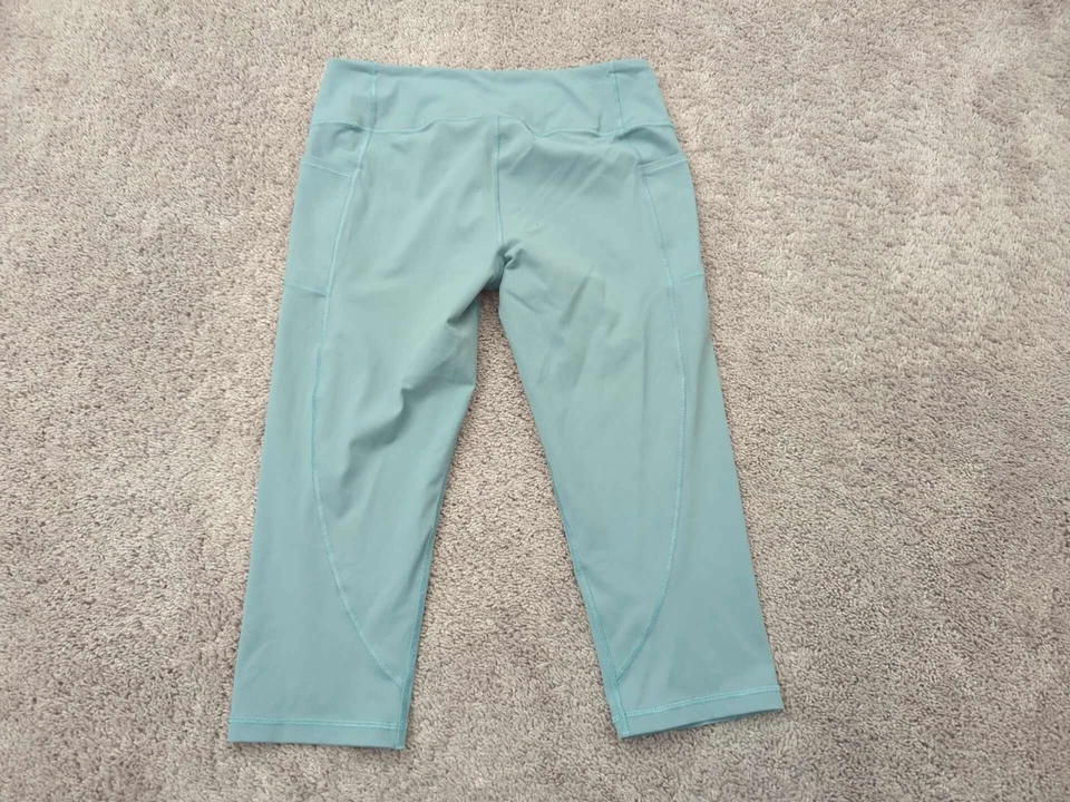 Leggings deportivos Victoria para mujer XL Capri tiro medio bolsillos entrenamiento Foto 4 de 4