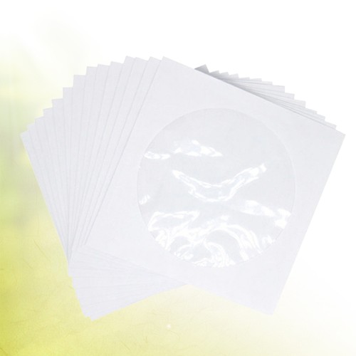 100 Pcs CD -Verpackungstasche CD-Papiertüte Video-Aufbewahrungskoffer