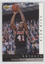 1992-93 Upper Deck Jerry West Selects Glen Rice #JW11 11rv