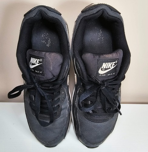Nike Air Max 90 Mens 10.5 Black White Running Shoes Low CN8490-002 - Picture 5 of 11
