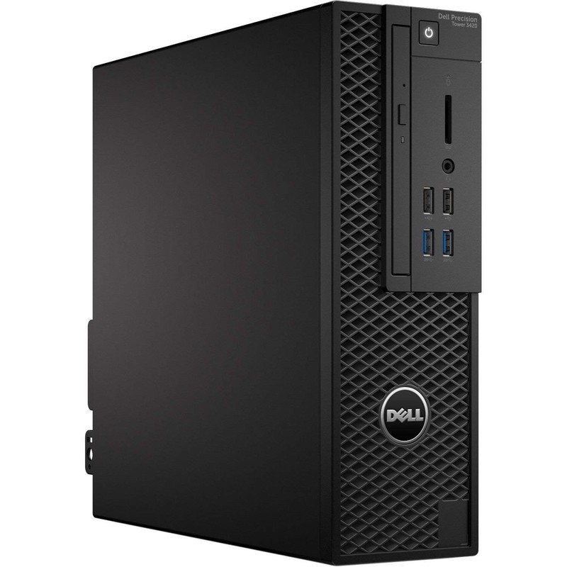 Dell Precision Tower 3420 PC Intel i5-7500 WINDOWS PRO 500 GB TESTED +Power Cord