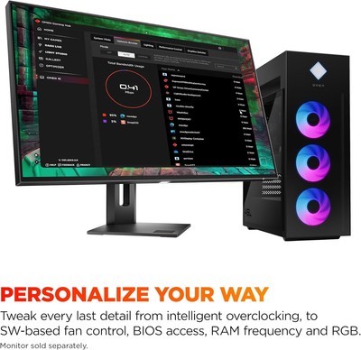 HP OMEN 45L Gaming Desktop Windows 11 Pro Core Ultra 9 RTX 5090