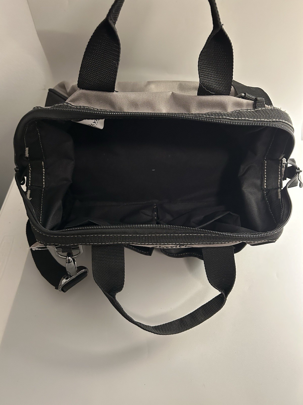 Olympia Tool Bag 12 Inch, Heavy Duty Tools Bag with 3 Large Pockets, Adjustable